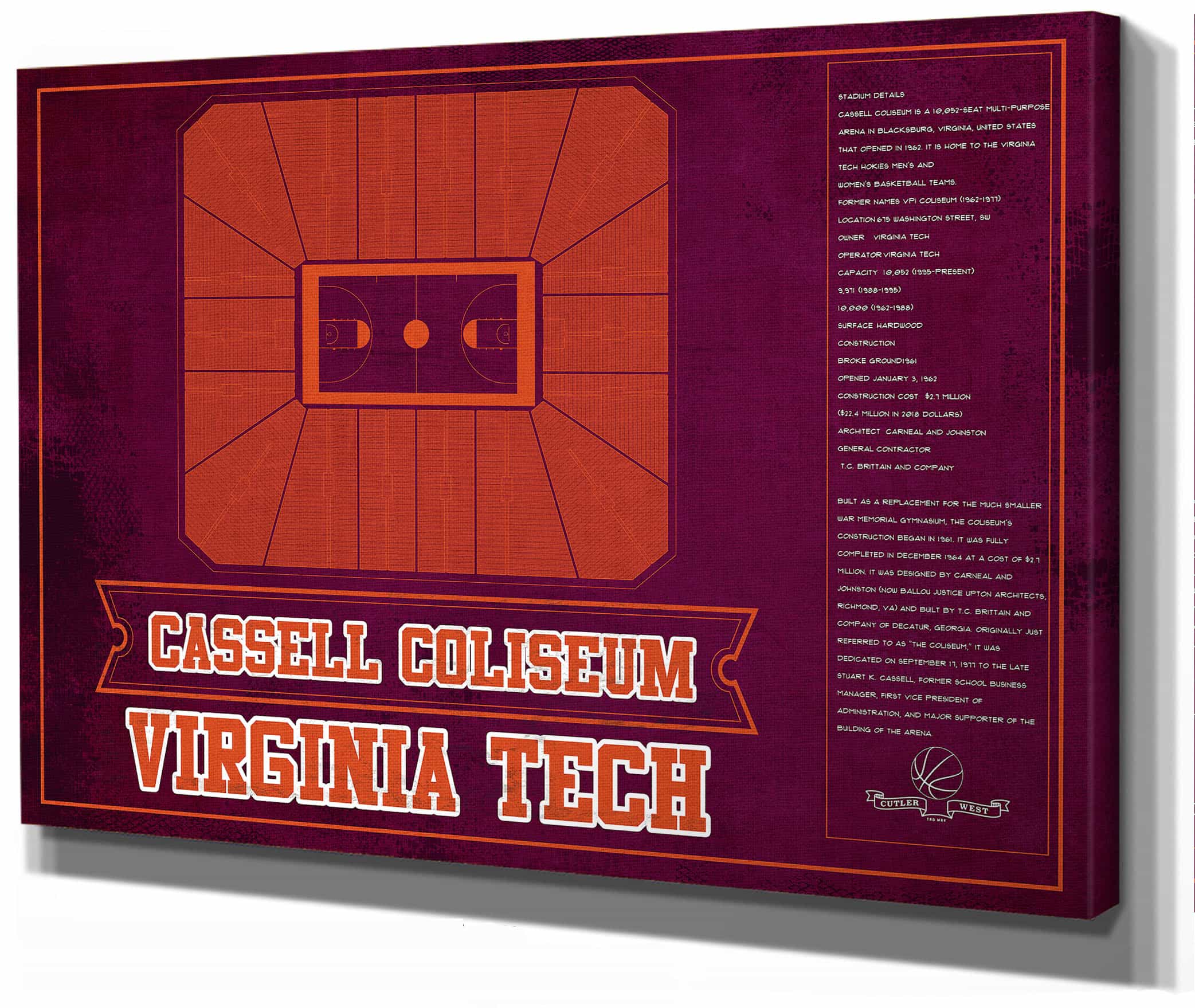 Virginia Cavaliers John Paul Jones Arena Seating Chart Team Color