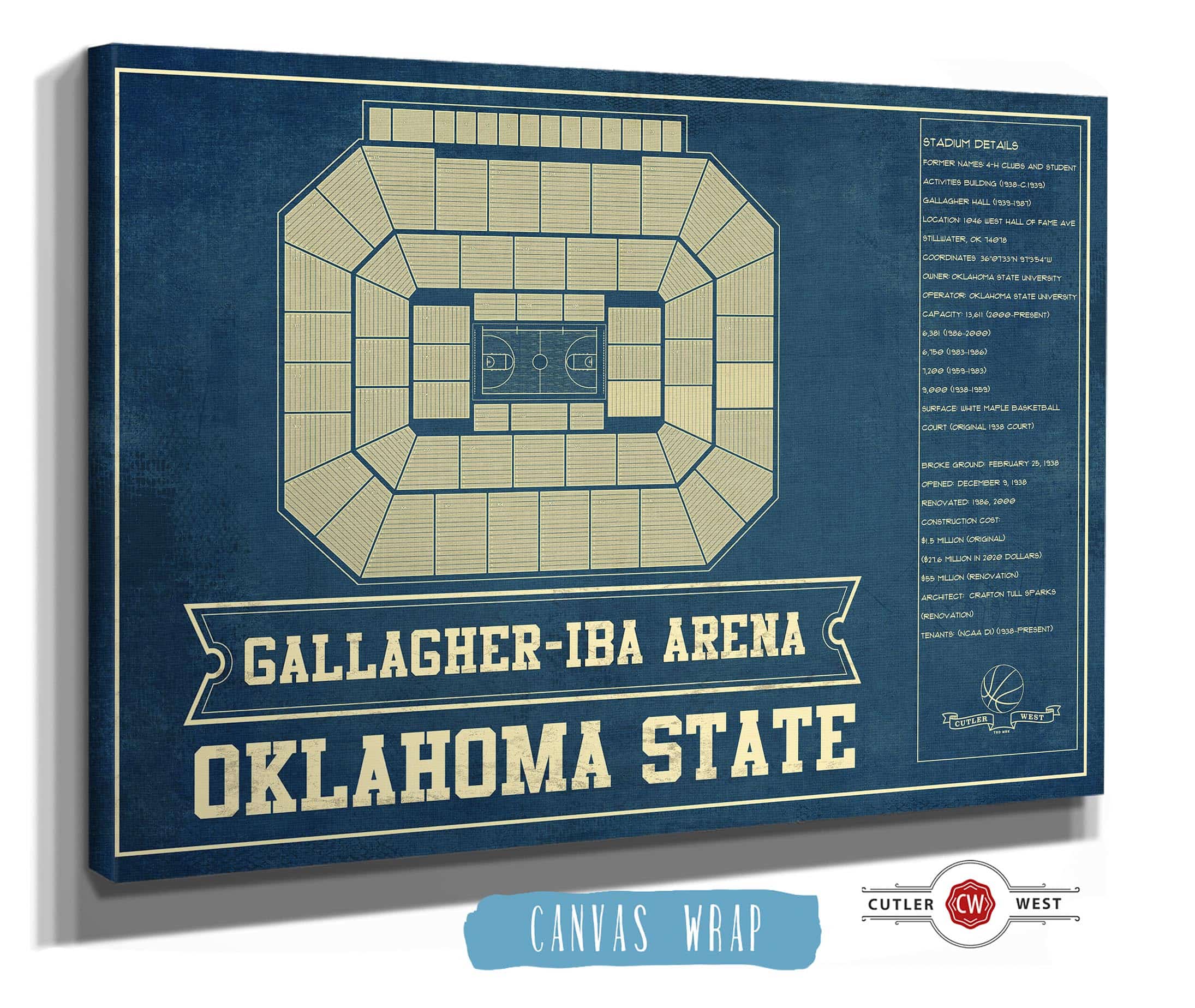 Oklahoma State University Cowboys GallagherIba Arena Seating Chart