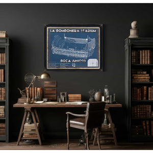 Boca Juniors F.C - La Bombonera Stadium Soccer Print