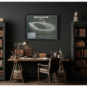 Richmond Raceway NASCAR Race Track Print