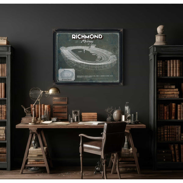Richmond Raceway NASCAR Race Track Print