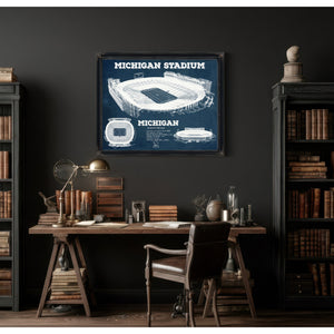 Michigan State Spartans - Spartan Stadium Vintage Football Team Art