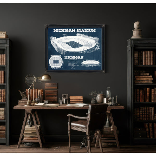 Michigan State Spartans - Spartan Stadium Vintage Football Team Art