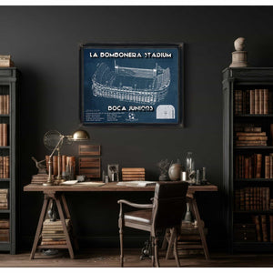 Boca Juniors F.C La Bombonera Stadium Soccer Print 2