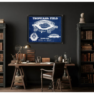 Tampa Bay Rays Tropicana Field Vintage Wall Art