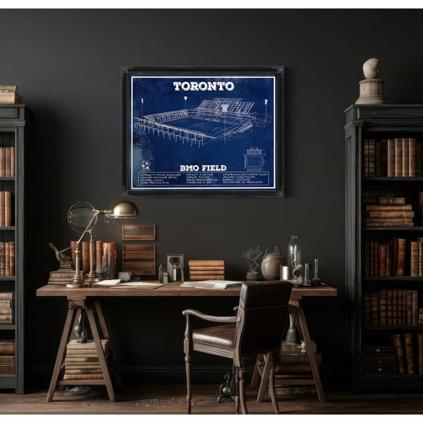 Toronto F.C. - BMO Field Vintage MLS Soccer Print