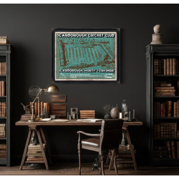 Scarborough Cricket - Vintage Cricket UK Print