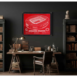 Arsenal Football Club - Emirates Stadium Soccer Print