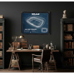 AC Milan San Siro Stadium Soccer Print