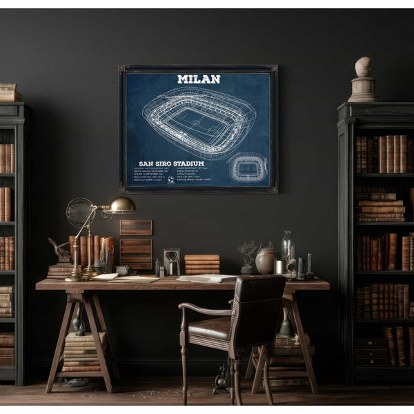 AC Milan San Siro Stadium Soccer Print
