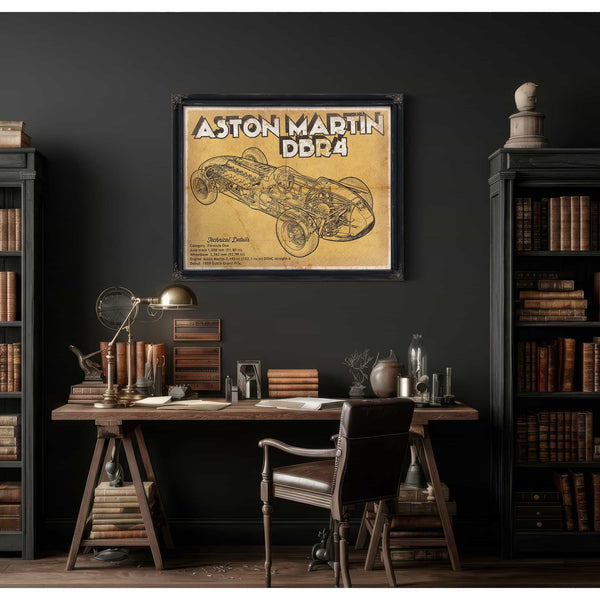 Aston Martin DBR4 Formula One Race Car Print