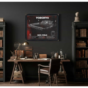 Toronto F.C. - BMO Field Vintage MLS Soccer Print 2