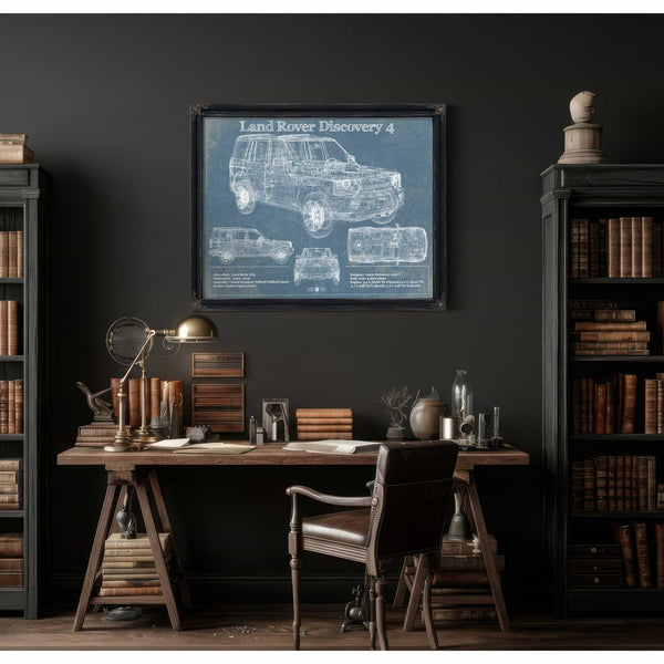 Land Rover Discovery 4 Blueprint Vintage Auto Patent Print