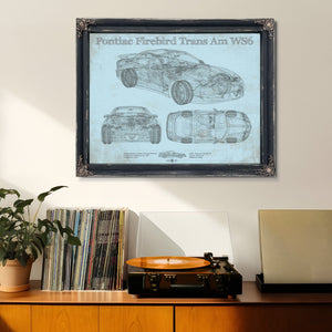 Pontiac Firebird Trans Am WS6 Vintage Auto Print