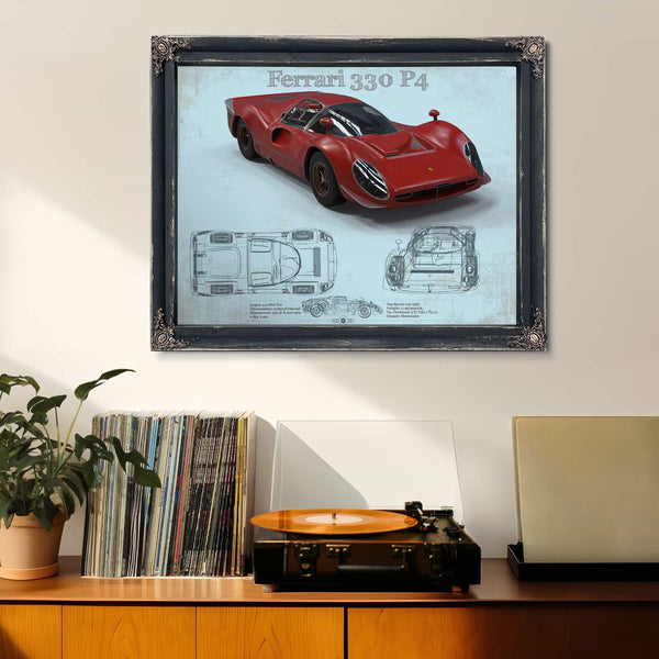 Ferrari 330 P4 Vintage Sports Car Print