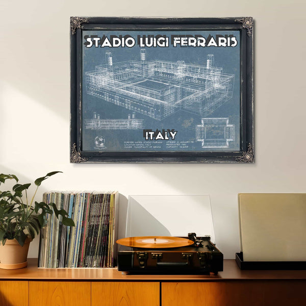 Genoa C.F.C. Italy Football Stadio Luigi Ferraris Stadium Soccer Print