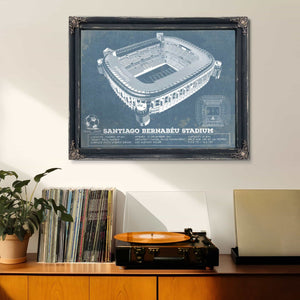 Real Madrid Football Club Santiago Bernabeu Stadium Soccer Print
