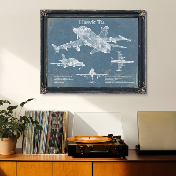 HAWK T2 Blueprint Original Military Wall Art