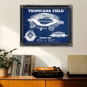 Tampa Bay Rays Tropicana Field Vintage Wall Art