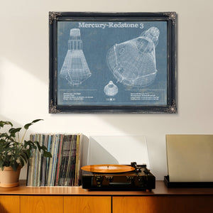 Mercury-Redstone 3 (Freedom 7) NASA Aviation Space Print