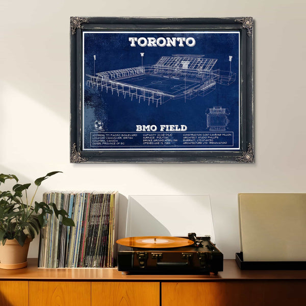 Toronto F.C. - BMO Field Vintage MLS Soccer Print