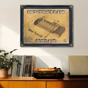 Portland Timbers F.C. - Providence Park Vintage MLS Soccer Print