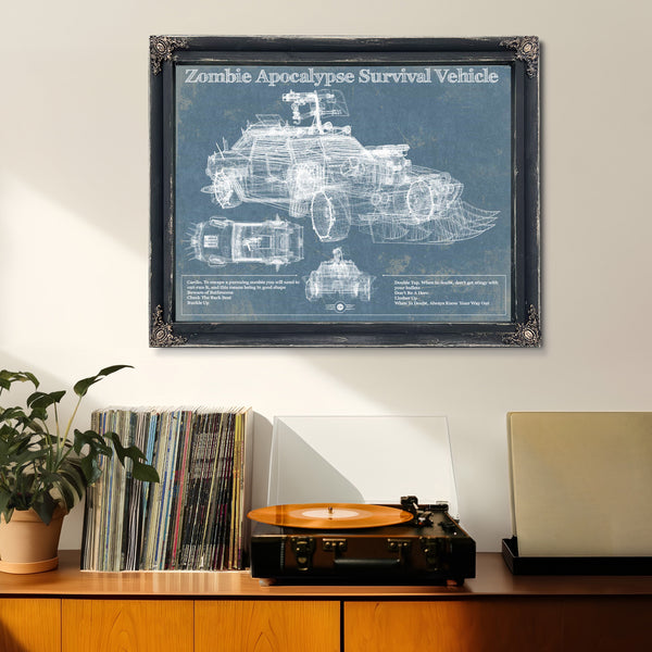 Zombie Apocalypse Survival Vehicle Original Patent Print