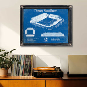 Rangers Football Club Ibrox Stadium Soccer Print