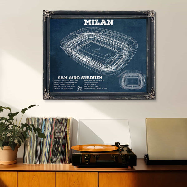AC Milan San Siro Stadium Soccer Print