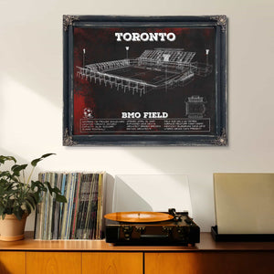 Toronto F.C. - BMO Field Vintage MLS Soccer Print 2