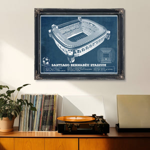 Real Madrid Football Club - Santiago Bernabeu Stadium Soccer Print