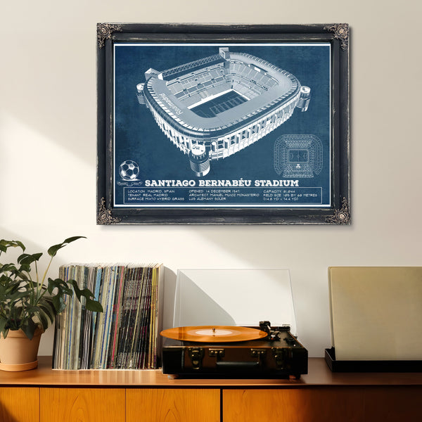 Real Madrid Football Club - Santiago Bernabeu Stadium Soccer Print