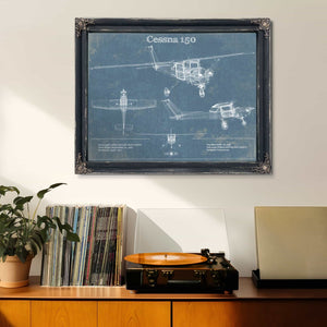 Cessna 150 Original Blueprint Art