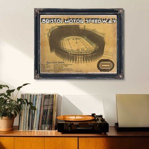 Bristol Speedway NASCAR Race Track Print