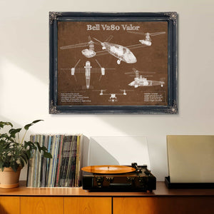 Bell V280 Valor Future Vertical Lift Vintage Blueprint