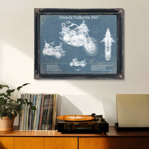 Honda Valkyrie F6C Blueprint Motorcycle Patent Print