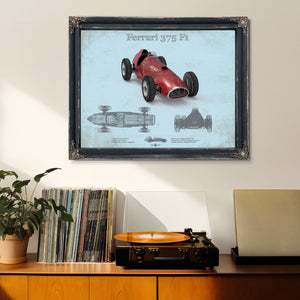 Vintage Ferrari 375 Formula One Race Car Print