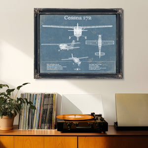 Cessna 172 Original Blueprint Art