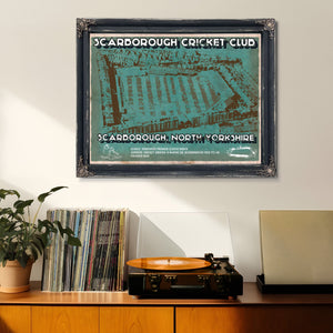 Scarborough Cricket - Vintage Cricket UK Print