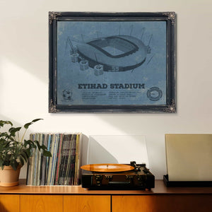 Manchester City FC- Etihad Stadium Soccer Print