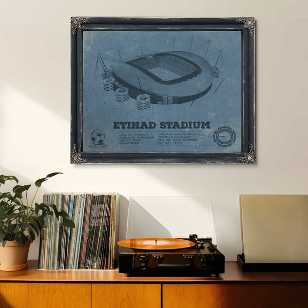 Manchester City FC- Etihad Stadium Soccer Print