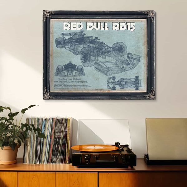 Red Bull RB15 2019 Blueprint Formula One Race Car Print