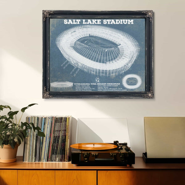India national football team - Salt Lake Stadium Soccer Print