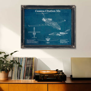 Cessna Citation M2 Original Blueprint Art