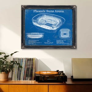 Phoenix Suns - Vintage Phoenix Suns Arena NBA Print