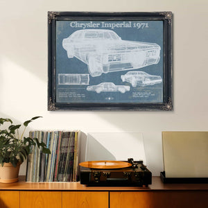 Chrysler Imperial 1971 Vintage Car Print