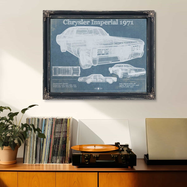 Chrysler Imperial 1971 Vintage Car Print