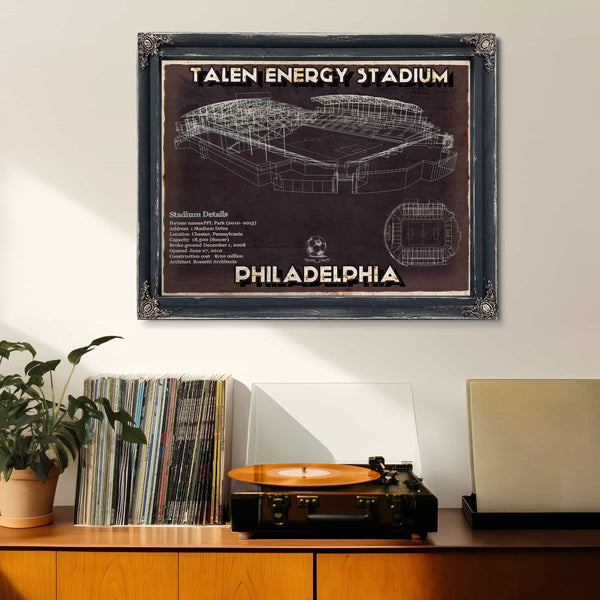 Philadelphia Union F.C. -  Vintage Talen Energy Stadium MLS Soccer Print