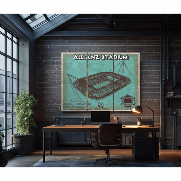 Juventus Football Club Allianz Stadium Stadium Soccer Team Color Print