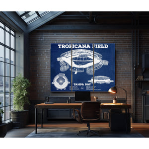 Tampa Bay Rays Tropicana Field Vintage Wall Art